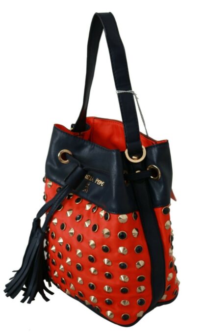 Patrizia Pepe - Chic Red Shoulder Tote with Leather Strap