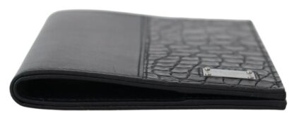 Dolce & Gabbana - Elegant Exotic Leather Passport Holder