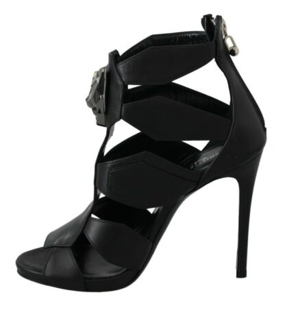 Philipp Plein - Elegant Panther Head Heeled Pumps