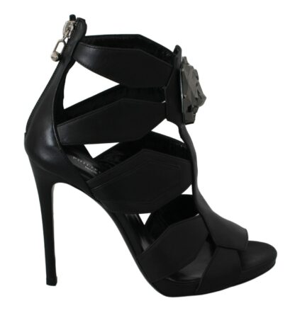 Philipp Plein - Elegant Panther Head Heeled Pumps