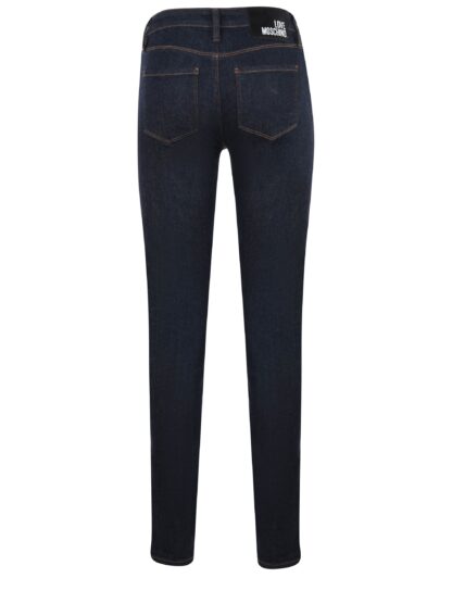 Love Moschino - Chic Dark Blue Slim Fit Stretch Jeans