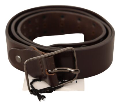 Costume National - Studded Elegance Men's Leather Waist Belt