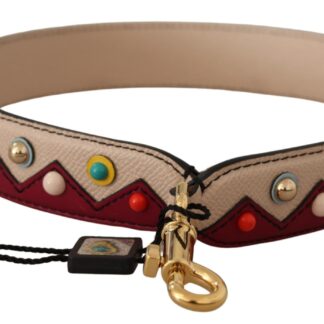 Costume National - Studded Elegance Men's Leather Waist Belt