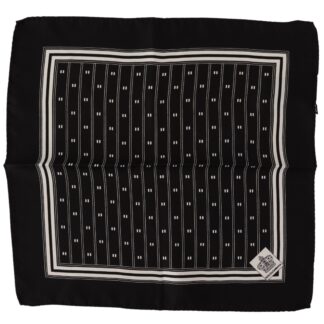 Dolce & Gabbana - Elegant Black Silk Pocket Square