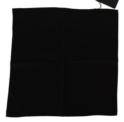 Dolce & Gabbana - Elegant Black Silk Pocket Square