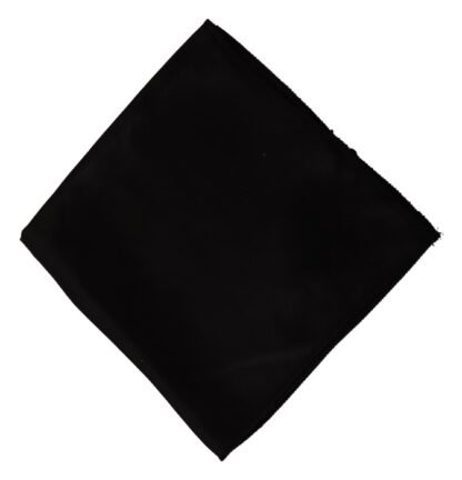 Dolce & Gabbana - Elegant Black Silk Pocket Square