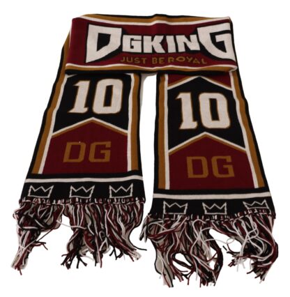 Dolce & Gabbana - Elegant DG King Wool & Cashmere Scarf