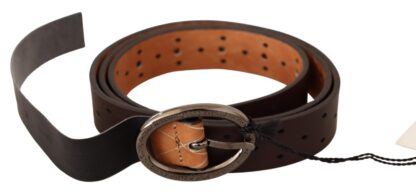 Costume National - Elegance Redefined: Chic Brown Fashion Belt