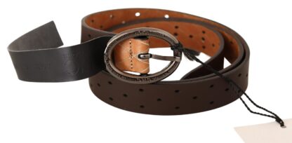 Costume National - Elegance Redefined: Chic Brown Fashion Belt