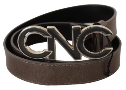 Costume National - Elegant Waxed Cotton Fashion Belt