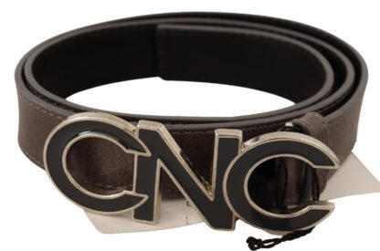 Costume National - Elegant Waxed Cotton Fashion Belt