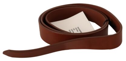 Costume National - Elegant Brown Leather Fashion Belt