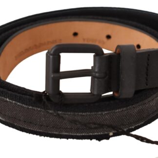 Costume National - Elegant Brown Leather Fashion Belt