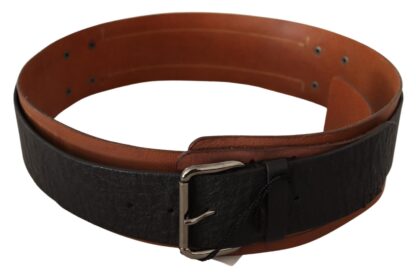 Costume National - Elegant Dual-Tone Leather Fashion Belt