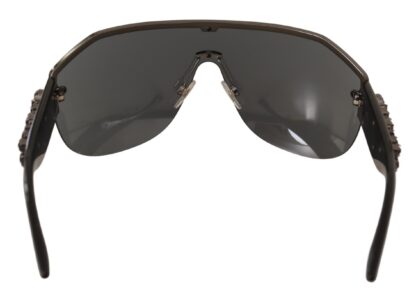 Dolce & Gabbana - Chic Crystal Adorned Metal Sunglasses