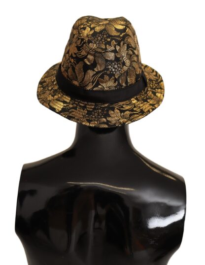 Dolce & Gabbana - Elegant Gold-Threaded Black Bucket Hat