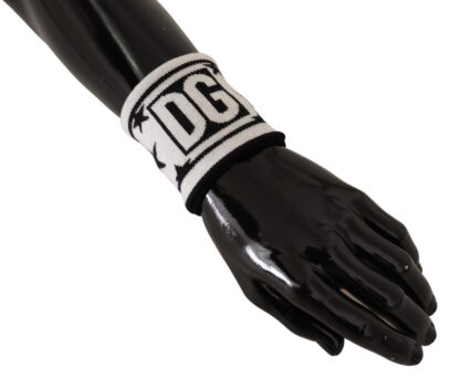 Dolce & Gabbana - Elegant Monochrome Wool Wristband Set