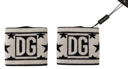 Dolce & Gabbana - Elegant Monochrome Wool Wristband Set