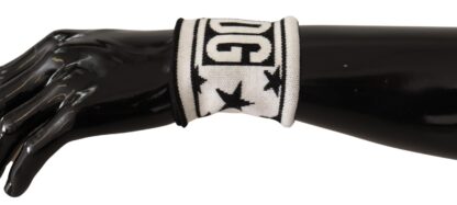 Dolce & Gabbana - Elegant Monochrome Wool Wristband Set