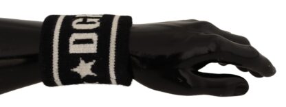 Dolce & Gabbana - Elegant Cashmere DG Royals Love Wrist Wrap