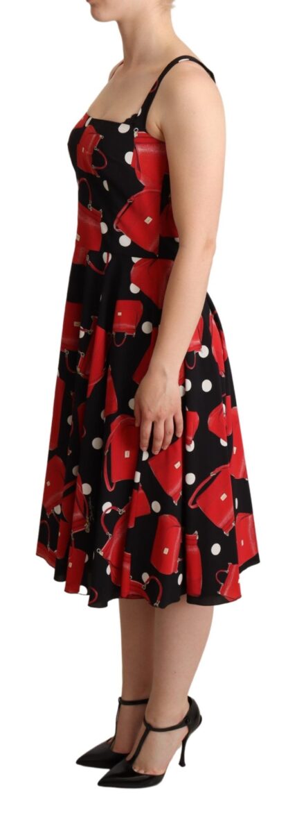 Dolce & Gabbana - Sicilian Bag Print Sleeveless Midi Dress