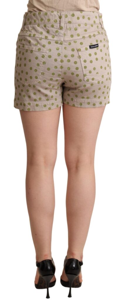 Dolce & Gabbana - Chic Polka Dot Cotton Stretch Shorts