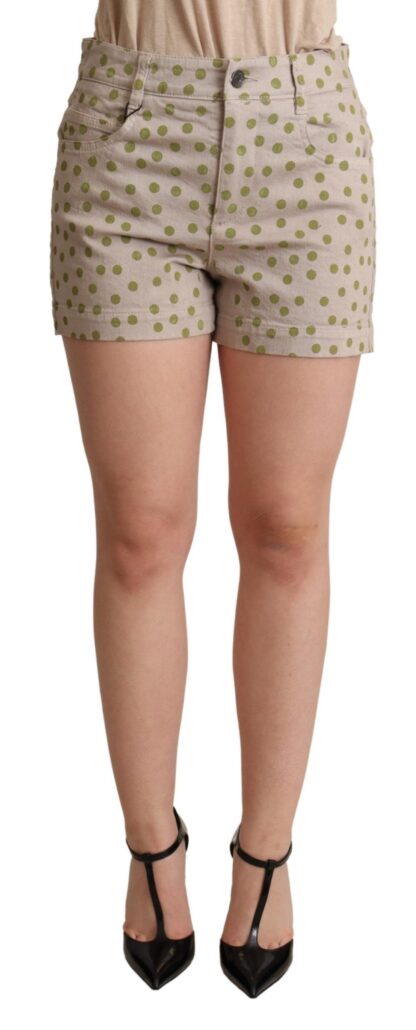 Dolce & Gabbana - Chic Polka Dot Cotton Stretch Shorts