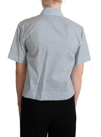 Dolce & Gabbana - Elegant Polka Dot Cotton Polo Shirt