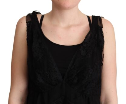 Dolce & Gabbana - Lustrous Silk-Blend Lace Trim Camisole