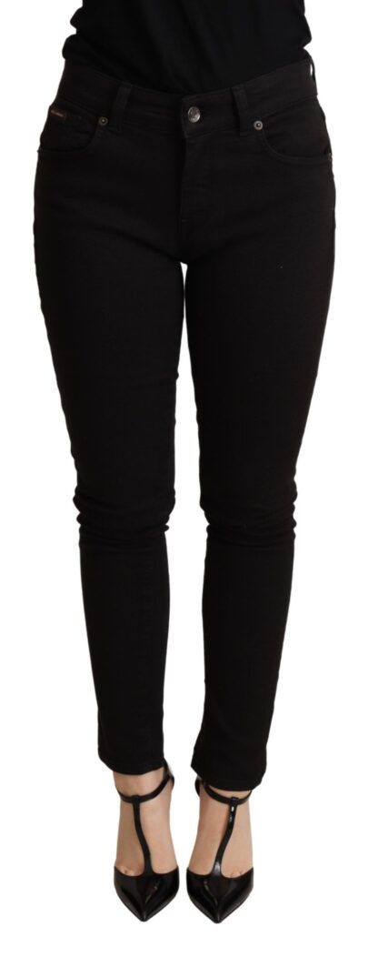 Dolce & Gabbana - Elegant Slim Black Skinny Jeans