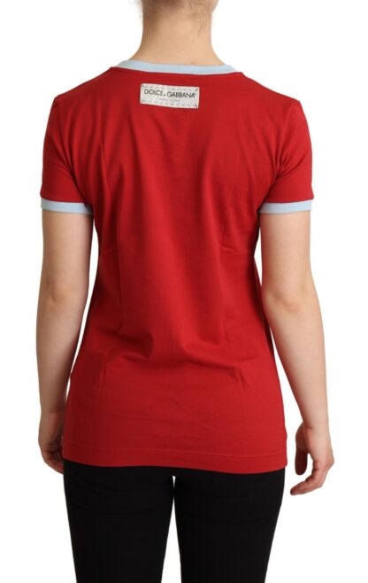 Dolce & Gabbana - Elegant Cap Sleeve Crewneck T-shirt