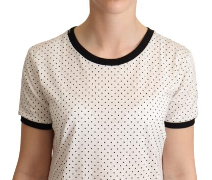 Dolce & Gabbana - Polka Dot Crewneck Cotton Tee