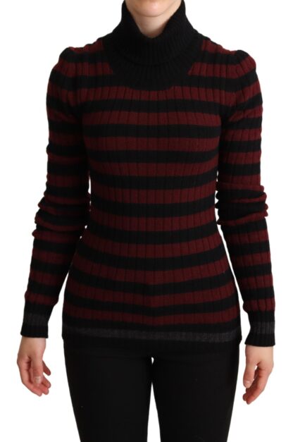 Dolce & Gabbana - Chic Striped Wool-Cashmere Sweater