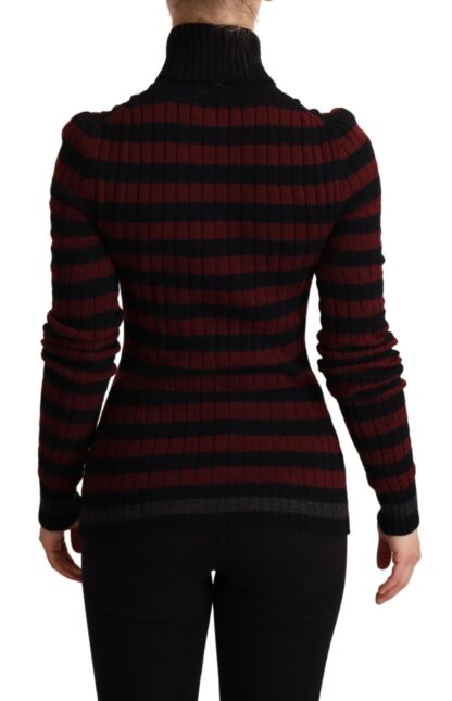 Dolce & Gabbana - Chic Striped Wool-Cashmere Sweater