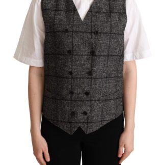 Dolce & Gabbana - Elegant Sleeveless Black Leopard Print Vest