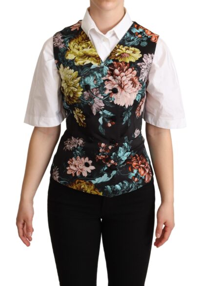 Dolce & Gabbana - Exquisite Floral Jacquard Waistcoat