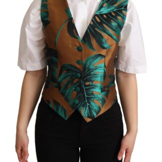 Dolce & Gabbana - Elegant Silk Blend Black Waistcoat