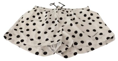 Dolce & Gabbana - Polka Dotted Men's Swim Shorts