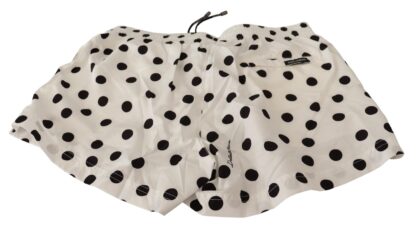 Dolce & Gabbana - Polka Dotted Men's Swim Shorts