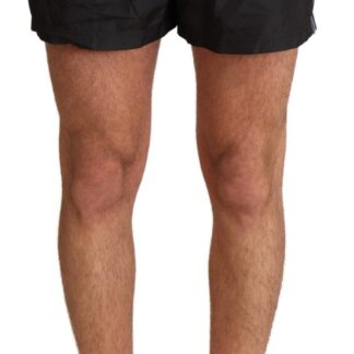 Dolce & Gabbana - Elegant Crown Motive Swim Trunks