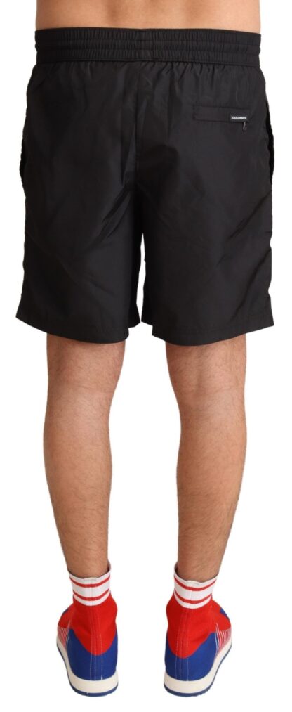 Dolce & Gabbana - Elegant Crown Motive Swim Trunks