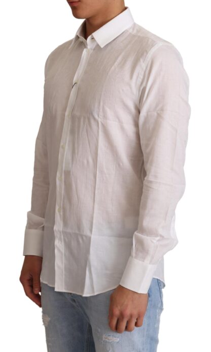 Dolce & Gabbana - Elegant White Slim Fit Martini Dress Shirt