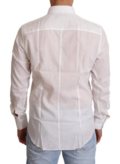 Dolce & Gabbana - Elegant White Slim Fit Martini Dress Shirt