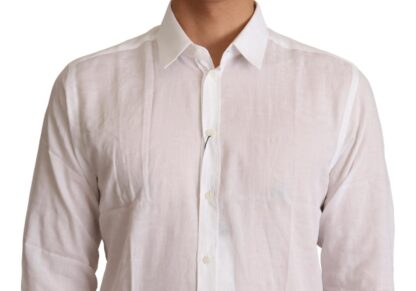 Dolce & Gabbana - Elegant White Slim Fit Martini Dress Shirt