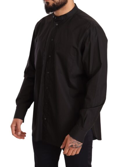 Dolce & Gabbana - Elegant Black 100% Cotton Men's Shirt