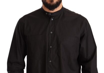 Dolce & Gabbana - Elegant Black 100% Cotton Men's Shirt