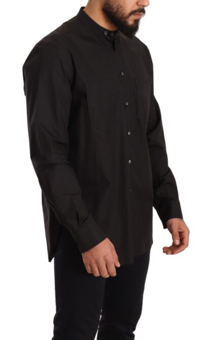 Dolce & Gabbana - Elegant Black 100% Cotton Men's Shirt