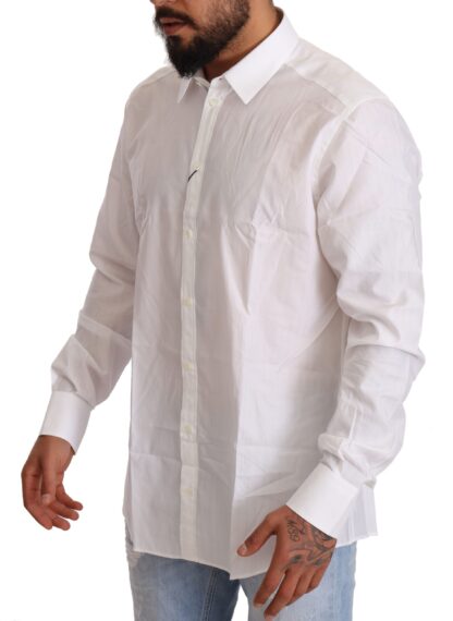 Dolce & Gabbana - Elegant White Martini Fit Shirt