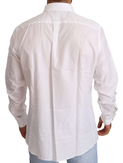 Dolce & Gabbana - Elegant White Martini Fit Shirt