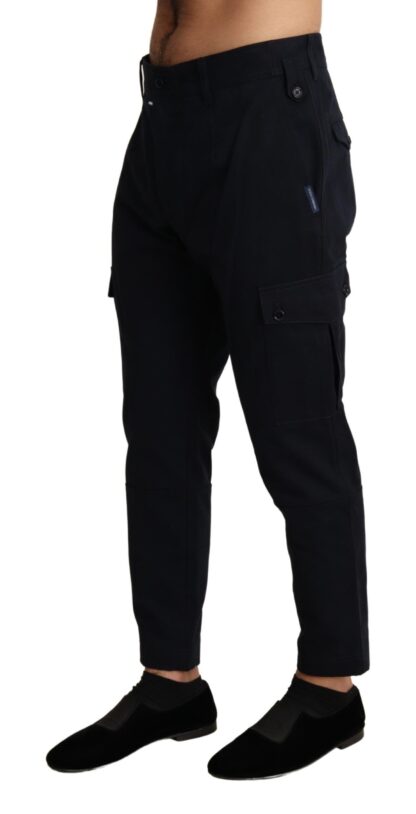 Dolce & Gabbana - Stylish Cargo Pants in Rich Blue